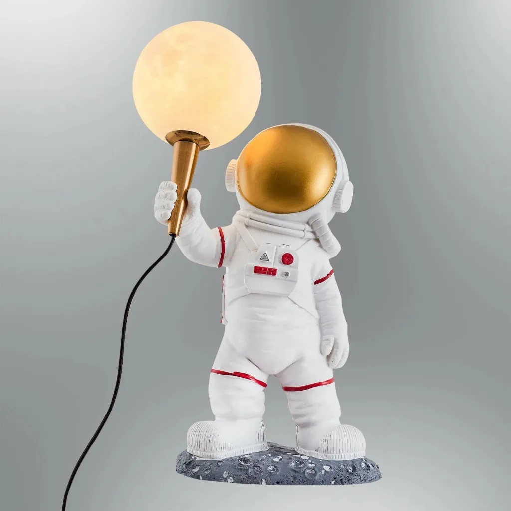 Llambë tavoline Opviq, astronaut, e bardhë, L1132 - 7