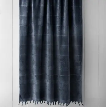 Peshqir plazhi Fouta, ngjyrë antracit, Mijolnir, Monaco, 95x180cm