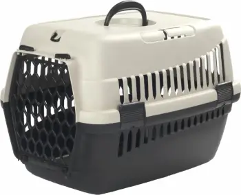 Kuti transportuese për kafshë, gri, Paws & Whiskers, 56.6x40x68.5 cm, 5097-R-1
