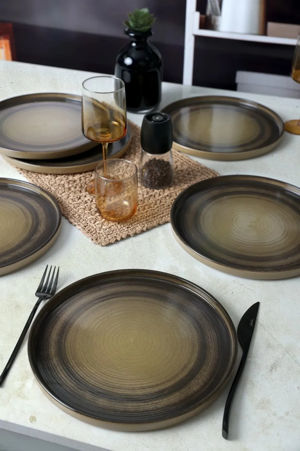 Set pjatash shërbimi (6 copë), Hermia Concept, X00018266 - 4