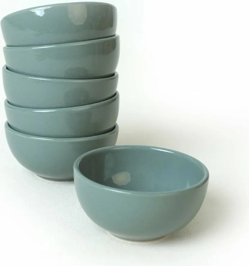 Set tasash qeramike (6 copë), Hermia Concept, ngjyrë e gjelbër, St101106F326A000000Maz1000 - 2