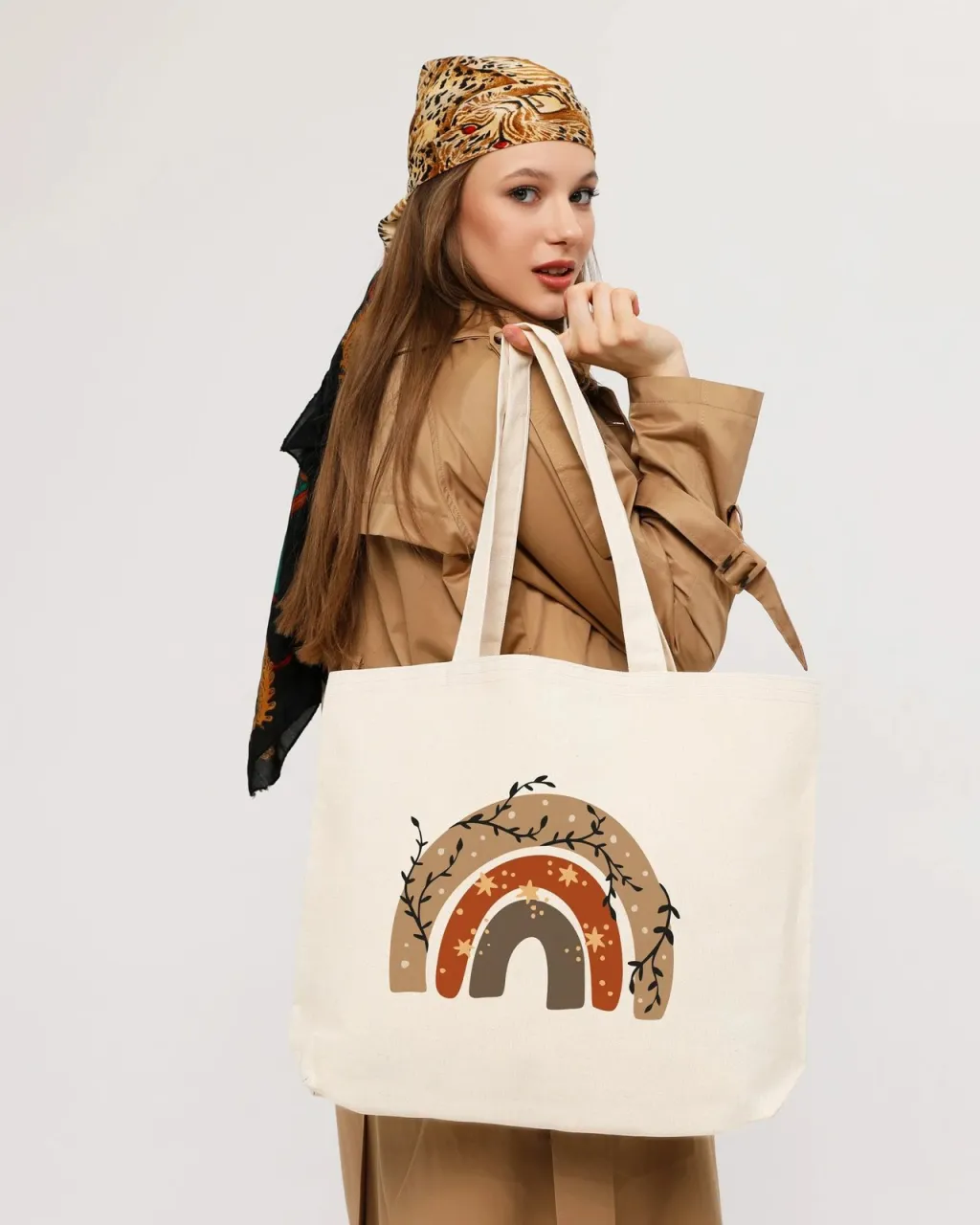 Qese tote Zoozie Bags, 1688, krem - 1