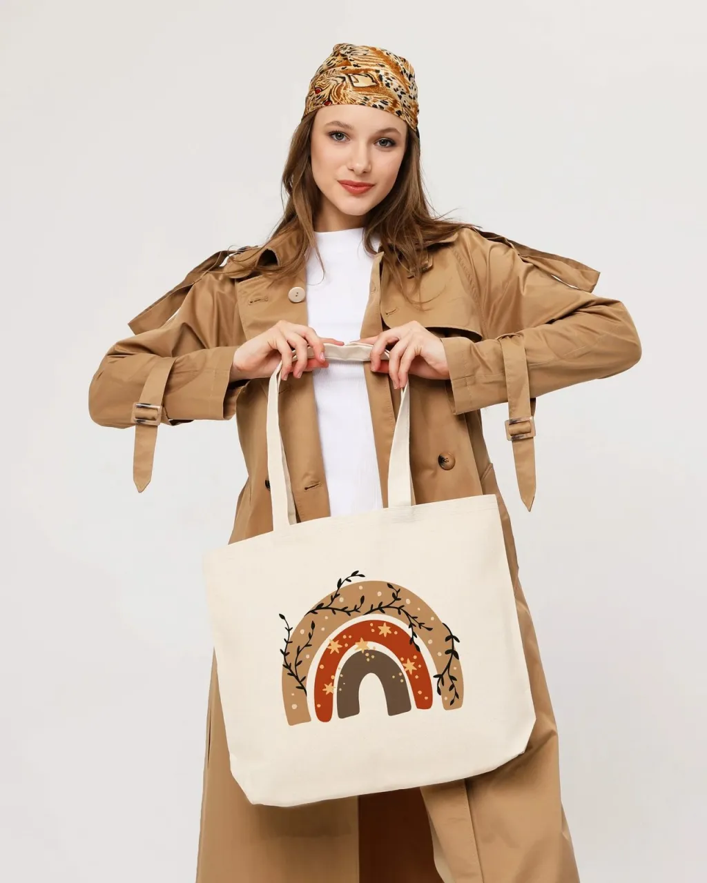 Qese tote Zoozie Bags, 1688, krem - 2