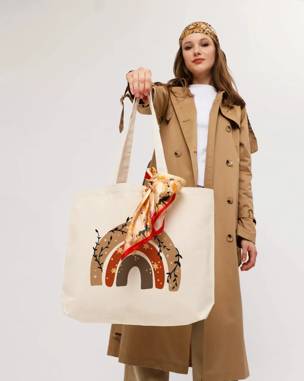Qese tote Zoozie Bags, 1688, krem - 8