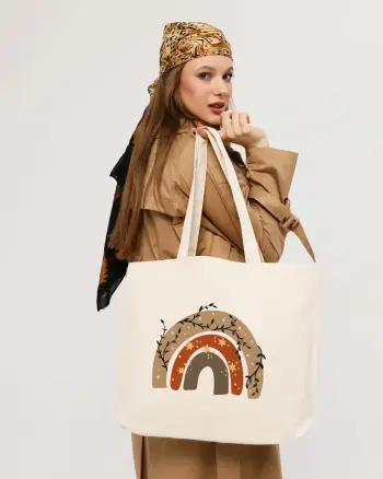 Qese tote Zoozie Bags, 1688, krem