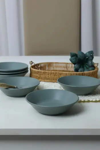Set tasash (6 copë), Hermia Concept, ngjyrë jeshile mat, ST942018F0000322