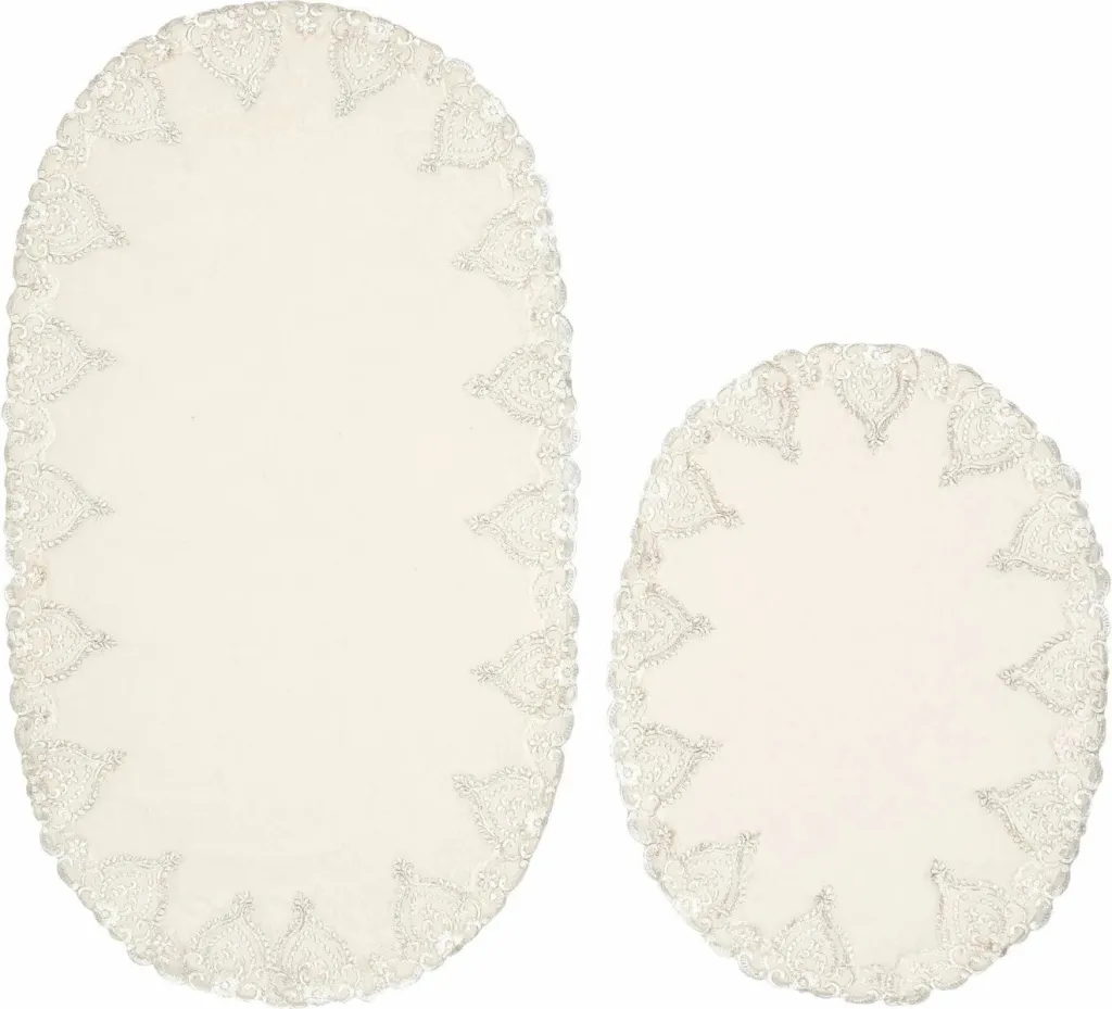 Set tapetash për banjo (2 copë), Mijolnir, Zara Ç, krem - 2