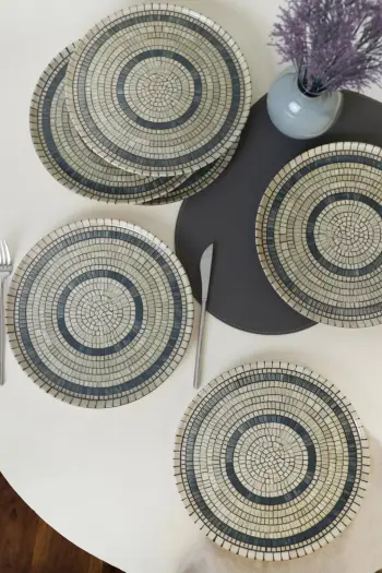 Set pjatash (6 copë), Hermia Concept, krem, X00017441