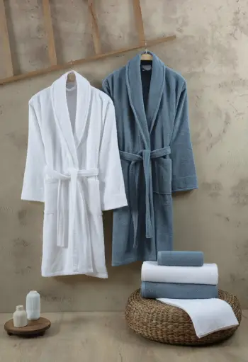 Set familjar për banjo Mijolnir, Elisa, e bardhë dhe denim
