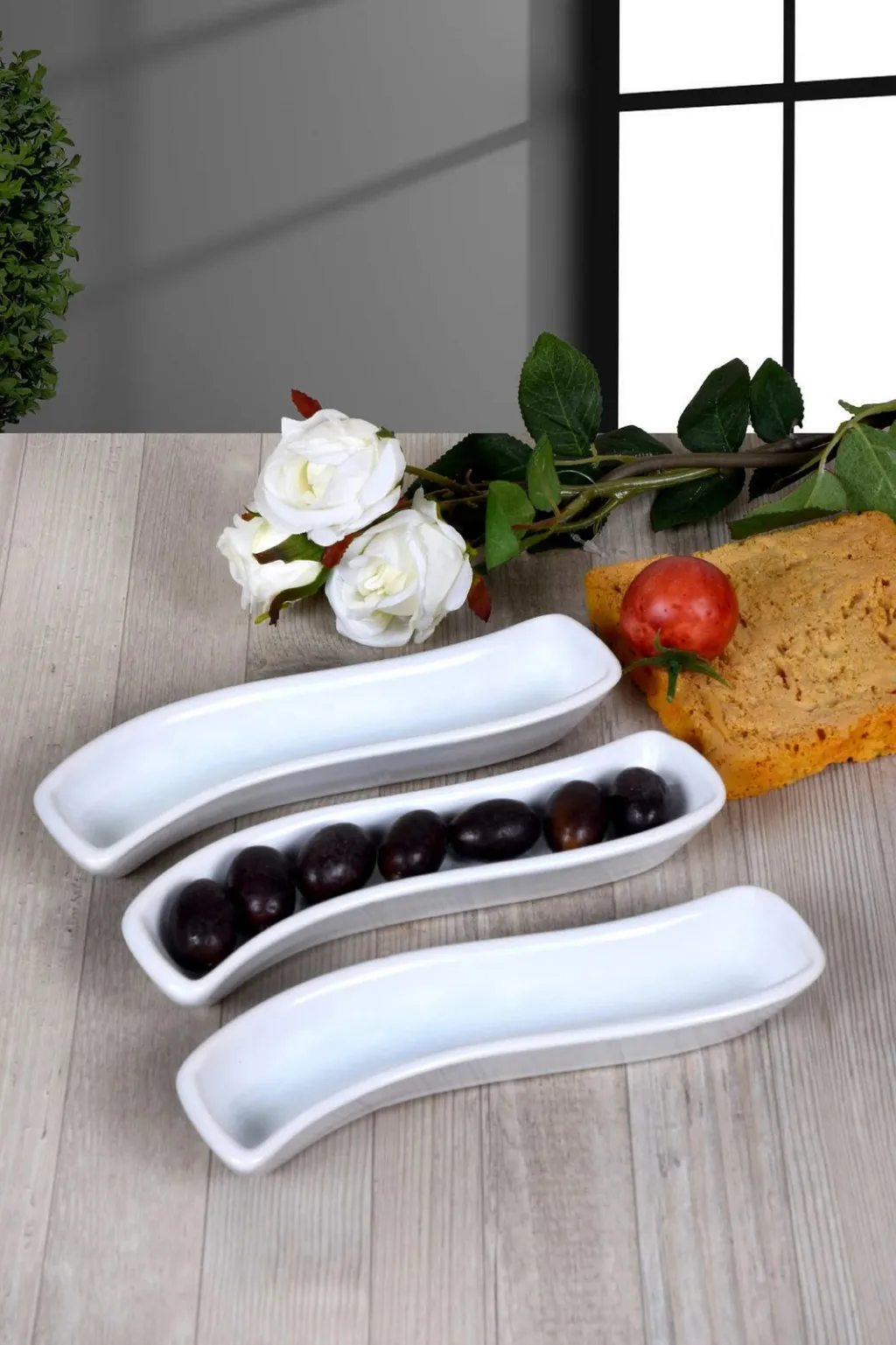 Set pjatash qeramike (3 copë), Hermia Concept, ST612003F004A0000000AF1100 - 1