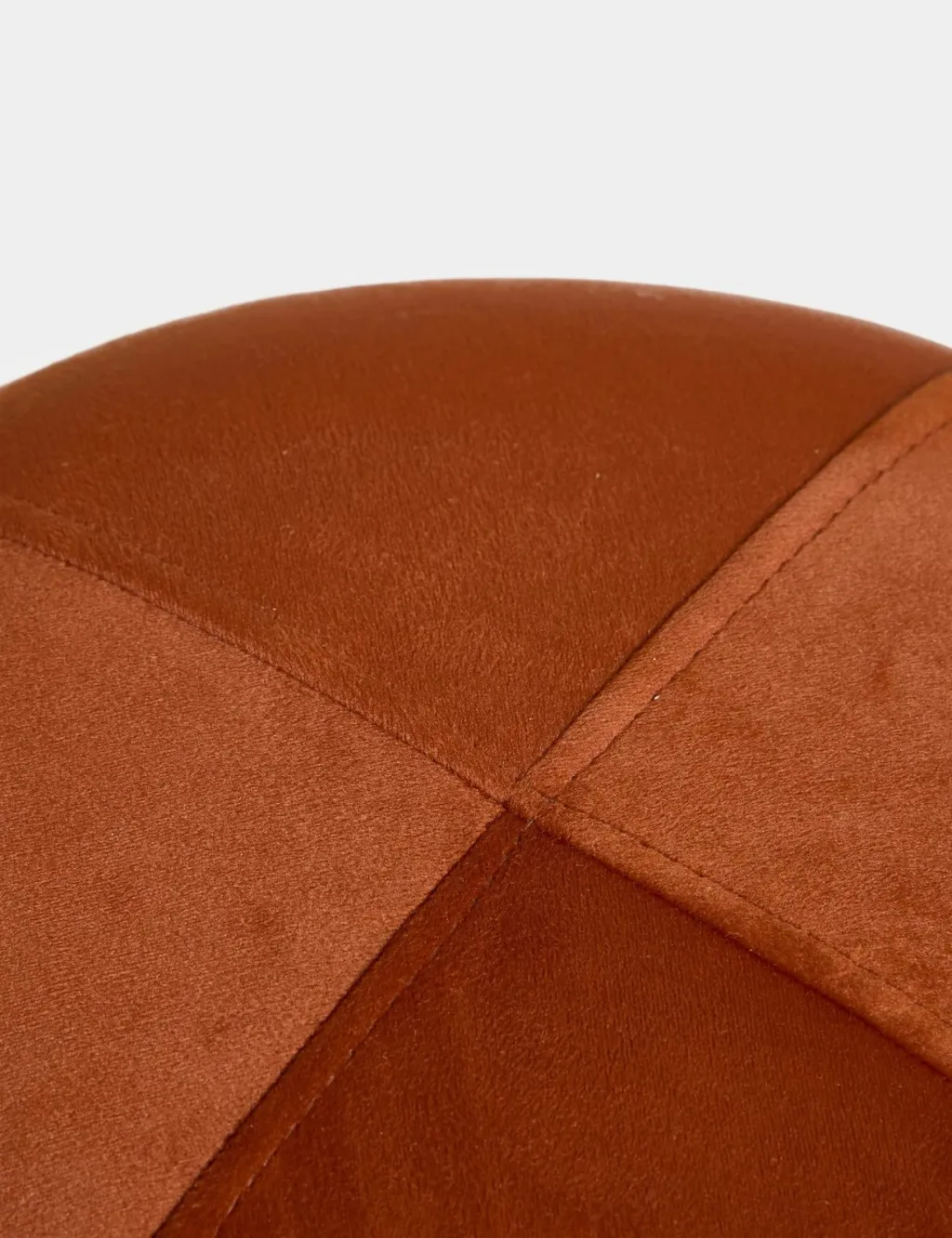 Tufet Floki, portokalli, këmbë druri, Atelier del Sofa - 5