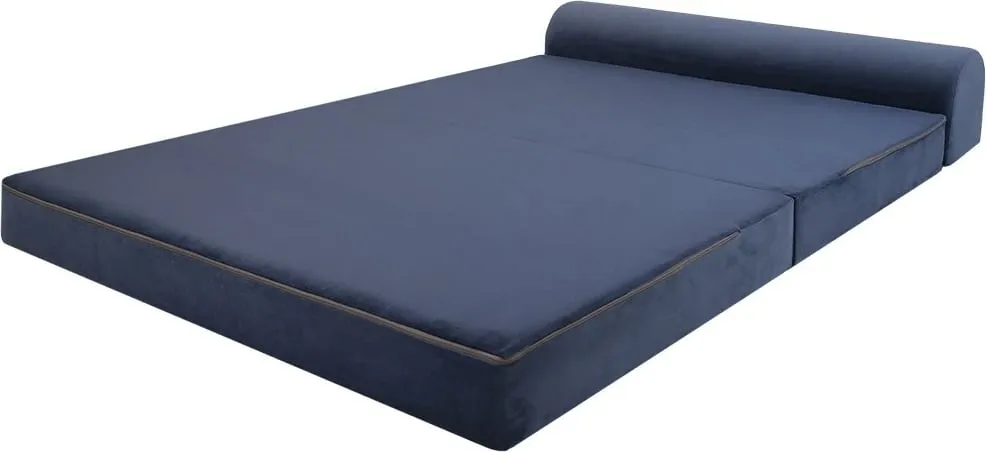 Divan-krevat dy vendësh, kadife blu, Atelier del Sofa, Magic - 6
