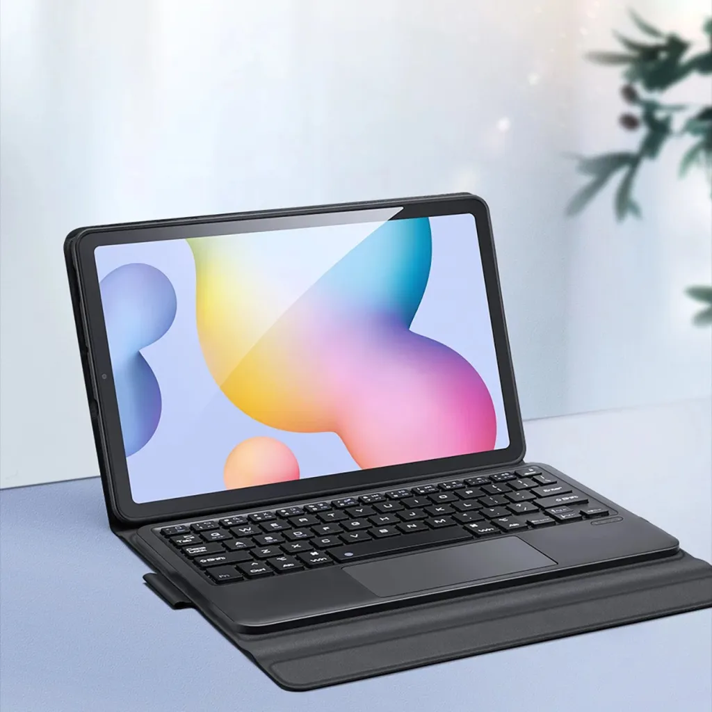 Mbështjellës me tastierë Bluetooth Dux Ducis TK Series për Samsung Galaxy Tab S6 Lite, i zi - 2