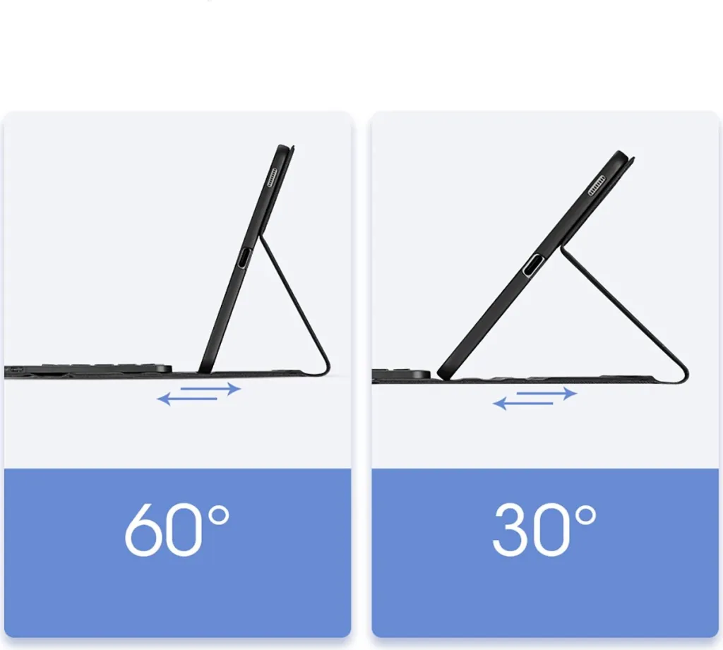 Mbështjellës me tastierë Bluetooth Dux Ducis TK Series për Samsung Galaxy Tab S6 Lite, i zi - 5