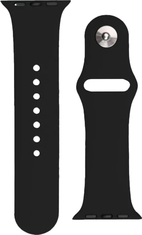 Rrip silikoni për Smartwatch, Hurtel, Silicone Strap APS, për Apple Watch 38/40/41 mm, i zi - 1