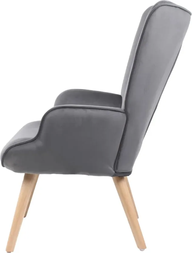 Fotel Amica, ngjyrë gri, 69x75x96cm - 3