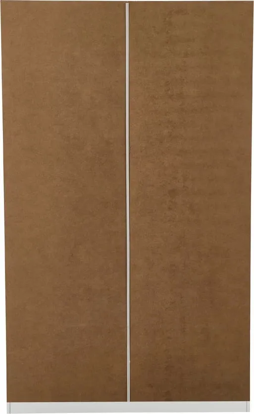 Dollap me 2 dyer, ngjyrë e bardhë, 120x50x200 cm - 7