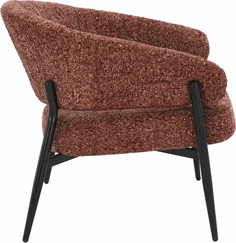 Fotelje Moritz, terrakota, 73x72x75 cm - 2