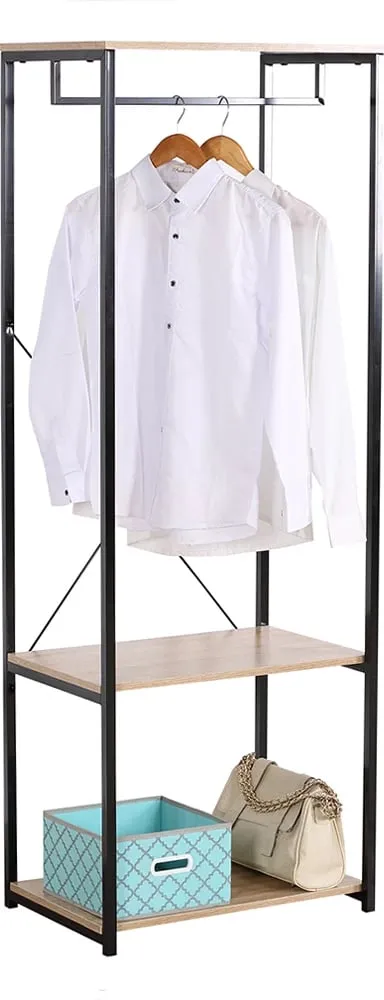 Dollap i hapur FREE 60, sonoma e zi, 60x40x167 cm - 2