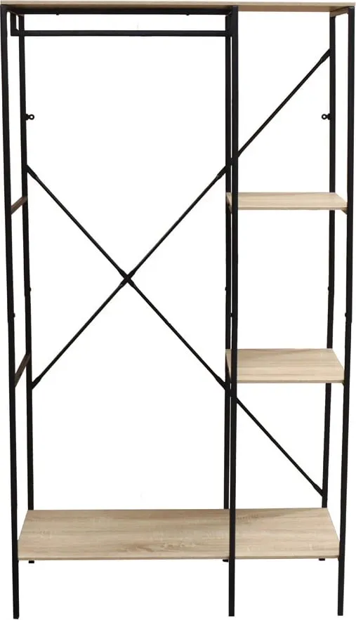 Dollap FREE 90, sonoma e zi, 90x40x165 cm - 2