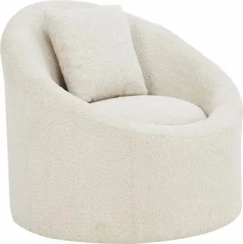 Fotelje rrotulluese Softy, krem, 80x80x77