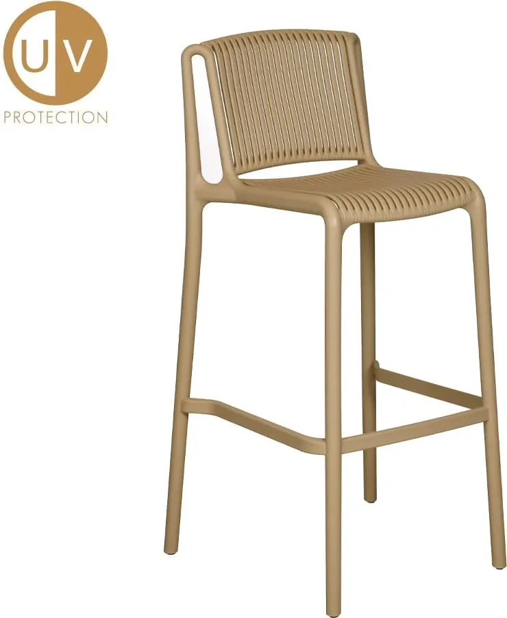 Karrige për bar Polly, ngjyrë karamel, 42x50x100.5 cm - 1