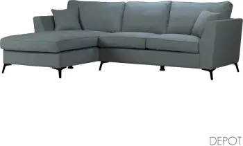 Këndare BOEL, kënd majtas, ngjyrë mint, 280x170x92