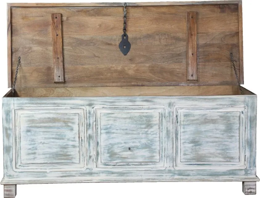 Arkë SAMOS, ngjyrë natyrale, antique washed, 137x50x53 - 3