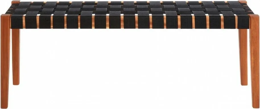 Stol Hastag, ngjyrë e zezë-natyrale, 110x35x40 - 2