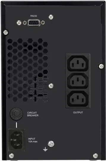 UPS Infosec E4 Value 1000, 1 kVA, 3 dalje AC, LED, 9Ah, E zezë - 2