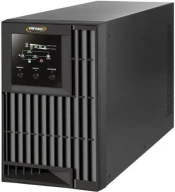 UPS Infosec E4 Value 1000, 1 kVA, 3 dalje AC, LED, 9Ah, E zezë