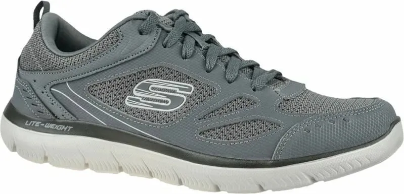 Atlete për meshkuj Skechers, gri - 1