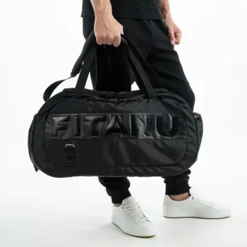 Çantë sportive Fitanu, unisex, e zezë