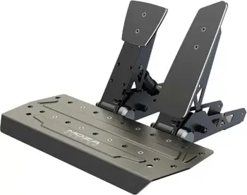 Set pedale gaz + frenë Moza Racing SR-P RS11, për sim racing, e zezë