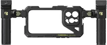 Komplet montimi Freewell Genius Rig për iPhone 16 Pro, tripod, mbajtëse, telekomandë Bluetooth, zi