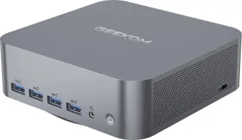 Kasë mini PC GEEKOM GT1-MEGA, Intel Core U5-125H, 32GB RAM, 1TB SSD, Windows 11 Pro, Gri