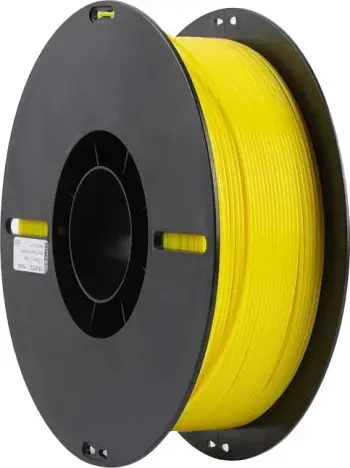 Filament PETG, Creality, CR-PETG 3301030033, 1.75 mm, 1 kg, temperaturë shtypjeje 230-250°C, verdhë