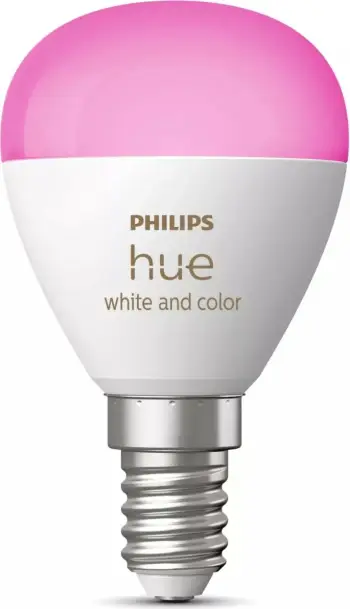 Llambë inteligjente Philips Hue 8719514491229, LED E14 5.1W, 16 milion ngjyra, Bluetooth