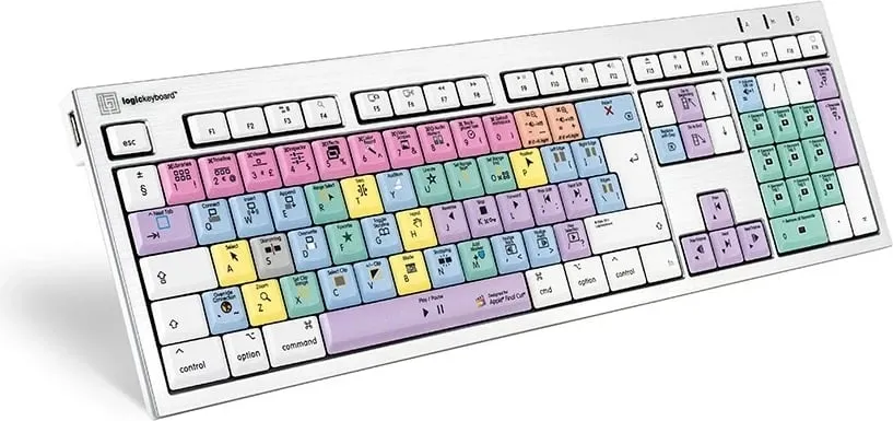 Tastierë LogicKeyboard Final Cut Pro X ALBA UK për Mac, shumëngjyrëshe - 1