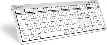 Tastierë LogicKeyboard ALBA UK për Mac, bardhë