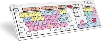 Tastierë LogicKeyboard Avid Pro Tools ALBA DE për Mac, shumëngjyrëshe
