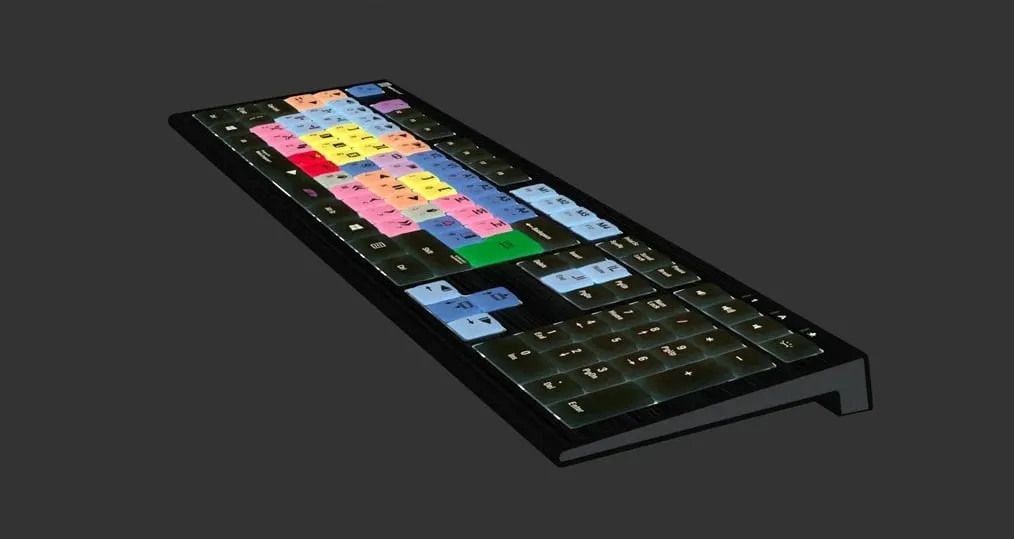 Tastierë LogicKeyboard Astra 2 Classic UK për Avid Media Composer, PC - 4