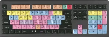 Tastierë LogicKeyboard Astra 2 DE për Mac, për Avid Pro Tools, me taste të ngjyrosura