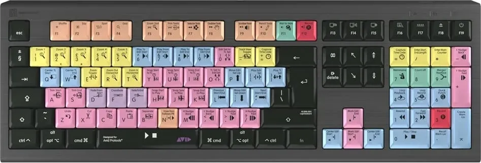 Tastierë LogicKeyboard Astra 2 Pro Tools UK për Mac, shumëngjyrëshe - 1