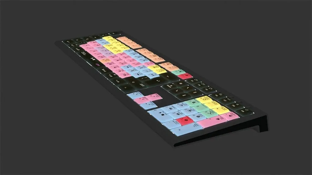 Tastierë LogicKeyboard Astra 2 Pro Tools UK për Mac, shumëngjyrëshe - 3