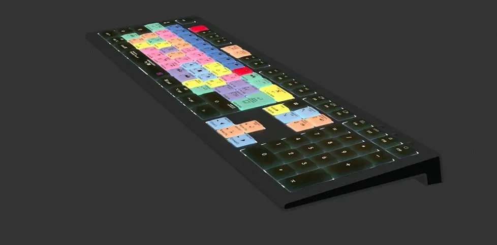 Tastierë LogicKeyboard Astra 2 për Adobe Premiere Pro CC, Mac, FR - 2
