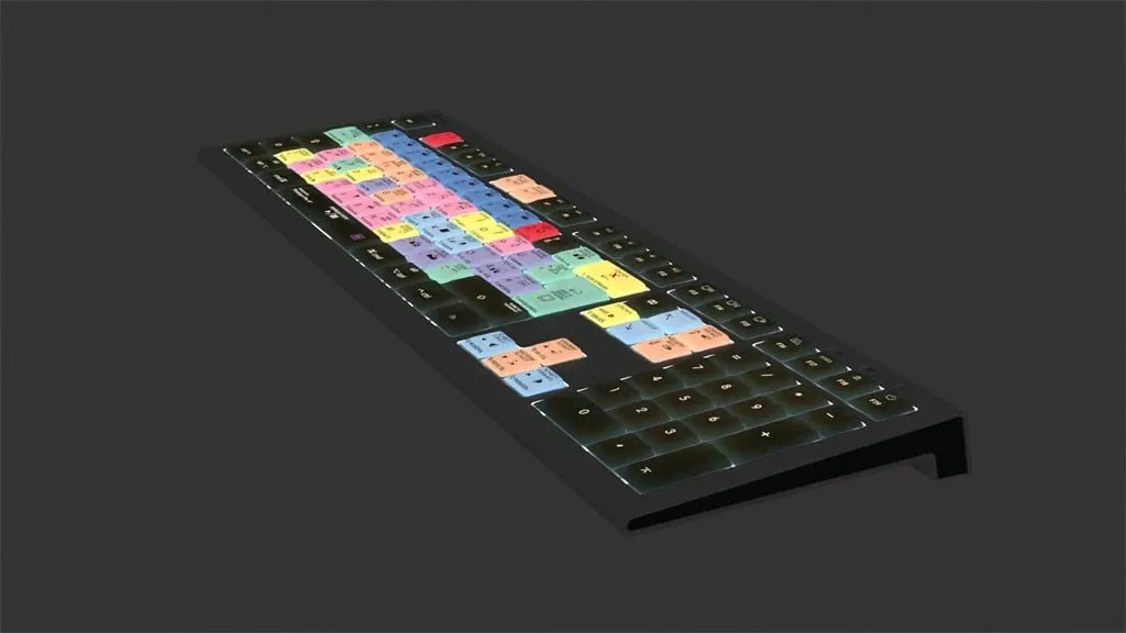 Tastierë LogicKeyboard Astra 2 për Adobe Premiere Pro CC, Mac, DE layout - 3