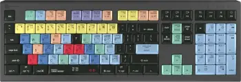Tastierë LogicKeyboard Astra 2 Cubase/Nuendo UK Mac, me taste të ngjyrosura