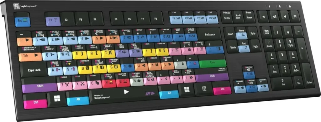 Tastierë LogicKeyboard Astra 2 Pro UK për Avid Media Composer, PC - 3