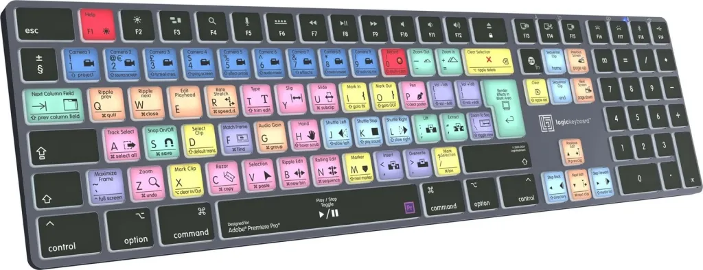 Tastierë LogicKeyboard LKB-PPROCC-TM-UK, full-size, Bluetooth, QWERTY, gri titanium - 3
